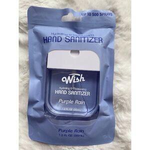 Wish Scented Hand Sanitizer Spray 1.2 Fl Oz Purple Rain Hydrating NEW